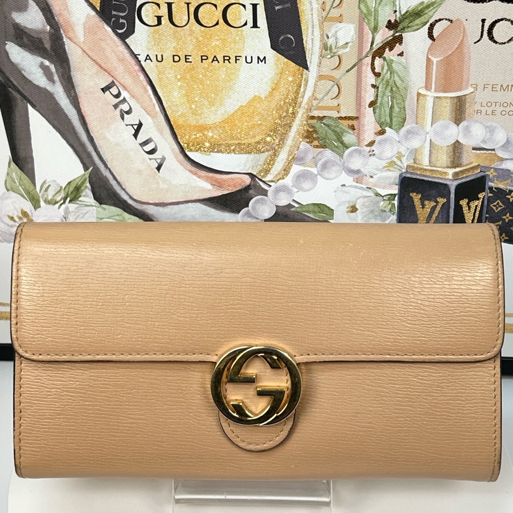 GUCCI Interesting GG Leather Long Wallet 😍🔥